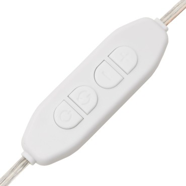 vidaXL Τουαλέτα με Καθρέφτη & LED Φώτα Παλιού Ξύλου 1 τεμ.