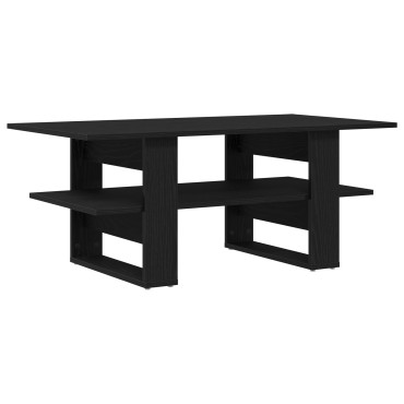 vidaXL Τραπέζι Καφέ Μαύρη Δρυς 102x55x42cm Επεξεργασμένο Ξύλο 1 τεμ.