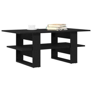 vidaXL Τραπέζι Καφέ Μαύρη Δρυς 102x55x42cm Επεξεργασμένο Ξύλο 1 τεμ.