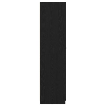 vidaXL Μαύρη Καρυδιά Ντουλάπα 90x52x200cm Από Ξύλο 1 τεμ.