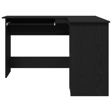 Γραφείο vidaXL Μαύρο Δρυς 120x140x75cm Από Επεξεργασμένο Ξύλο 1 τεμ.