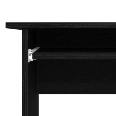 Γραφείο vidaXL Μαύρο Δρυς 120x140x75cm Από Επεξεργασμένο Ξύλο 1 τεμ.