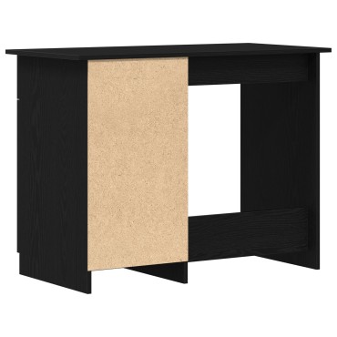 vidaXL Γραφείο Μαύρο Δρυς 100x50x76cm από Επεξεργασμένο Ξύλο 1 τεμ.