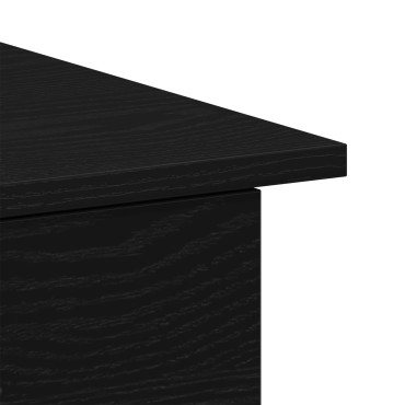 vidaXL Γραφείο Μαύρο Δρυς 100x50x76cm από Επεξεργασμένο Ξύλο 1 τεμ.