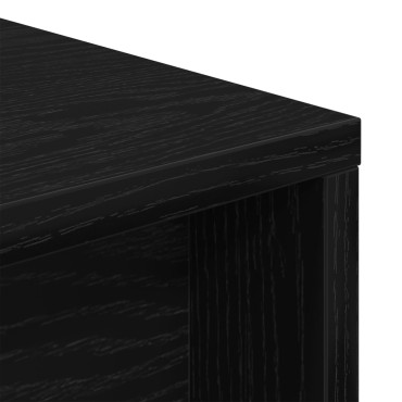 Γραφείο vidaXL Μαύρο Δρυς 200x50x76cm από Επεξεργασμένο Ξύλο 1 τεμ.