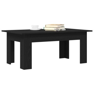 vidaXL Τραπεζάκι Σαλονιού Μαύρο Δρυς 100x60x42cm Επεξεργασμένο Ξύλο 1 τεμ.