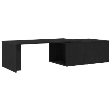 vidaXL Τραπεζάκι Σαλονιού Μαύρο Δρυς 150x50x35cm Φτιαγμένο από Μηχανικό Ξύλο 1 τεμ.