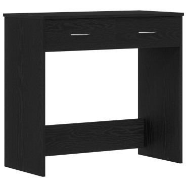 Γραφείο vidaXL Μαύρο Δρυς 80x40x75cm Φτιαγμένο από Ξύλο 1 τεμ.