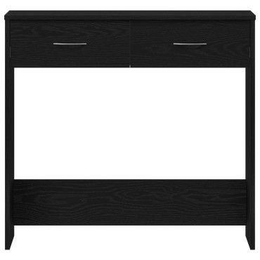 Γραφείο vidaXL Μαύρο Δρυς 80x40x75cm Φτιαγμένο από Ξύλο 1 τεμ.
