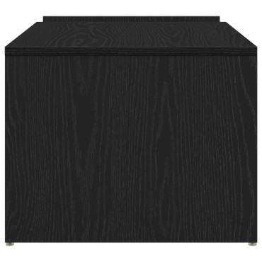 vidaXL Τραπεζάκι καφέ Μαύρο Δρυς 90x45x35cm Από ξύλο 1 τεμ.