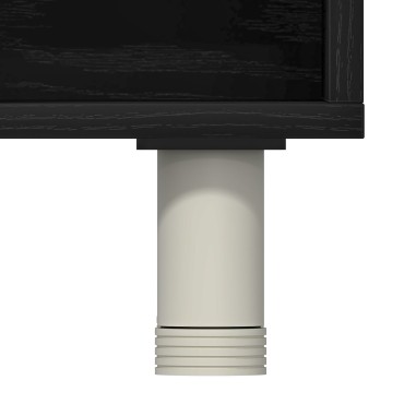 vidaXL Ντουλάπι Μπάνιου Μαύρο Δρυς 60x32x54cm Επεξεργασμένο Ξύλο