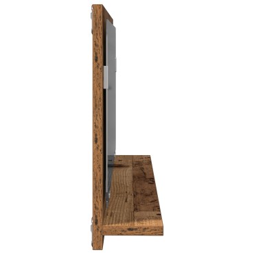 Καθρέφτης μπάνιου vidaXL από παλιό ξύλο 90x10,5x37cm Επεξεργασμένο ξύλο