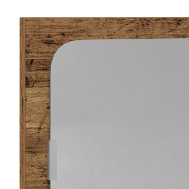 Καθρέφτης μπάνιου vidaXL από παλιό ξύλο 90x10,5x37cm Επεξεργασμένο ξύλο