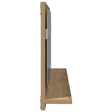 Καθρέφτης μπάνιου vidaXL Artisian Oak 90x10,5x37cm Φτιαγμένος από επεξεργασμένο ξύλο