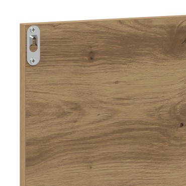 Καθρέφτης μπάνιου vidaXL Artisian Oak 90x10,5x37cm Φτιαγμένος από επεξεργασμένο ξύλο