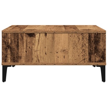 vidaXL Τραπέζι καφέ Παλιού Ξύλου 60x60x30cm Κατασκευασμένο Ξύλο 1 τεμ.