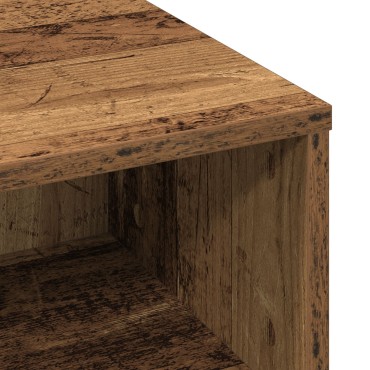 vidaXL Τραπέζι καφέ Παλιού Ξύλου 60x60x30cm Κατασκευασμένο Ξύλο 1 τεμ.