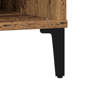 vidaXL Τραπέζι καφέ Παλιού Ξύλου 60x60x30cm Κατασκευασμένο Ξύλο 1 τεμ.