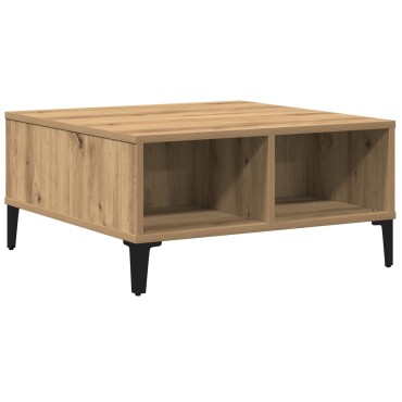 vidaXL Τραπέζι Σαλονιού Artisan Oak 60x60x30cm Επεξεργασμένο Ξύλο 1 τεμ.