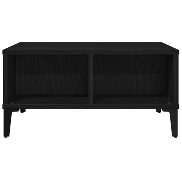 vidaXL Τραπεζάκι σαλονιού Μαύρο Δρυς 60x60x30cm Επεξεργασμένο ξύλο 1 τεμ.