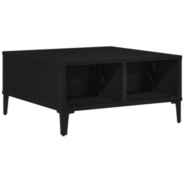 vidaXL Τραπεζάκι σαλονιού Μαύρο Δρυς 60x60x30cm Επεξεργασμένο ξύλο 1 τεμ.