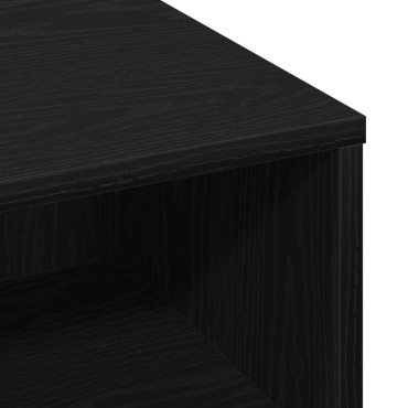 vidaXL Τραπεζάκι σαλονιού Μαύρο Δρυς 60x60x30cm Επεξεργασμένο ξύλο 1 τεμ.