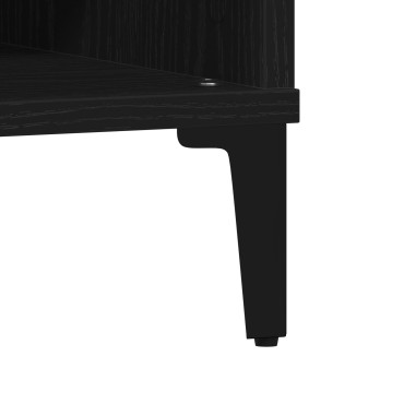 vidaXL Τραπεζάκι σαλονιού Μαύρο Δρυς 60x60x30cm Επεξεργασμένο ξύλο 1 τεμ.