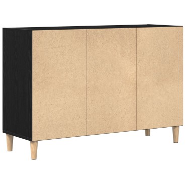 vidaXL Πλαϊνό Γραφείο Μαύρο Δρυς 103,5x35x70cm Συνθετικό Ξύλο