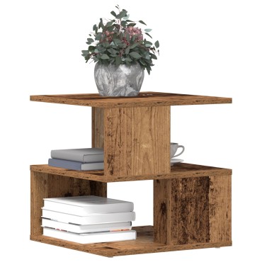 vidaXL Τραπέζι Πλευρικής από Αρχαίο Ξύλο 40x40x40cm 1 τεμ.