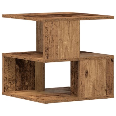 vidaXL Τραπέζι Πλευρικής από Αρχαίο Ξύλο 40x40x40cm 1 τεμ.