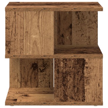 vidaXL Τραπέζι Πλευρικής από Αρχαίο Ξύλο 40x40x40cm 1 τεμ.