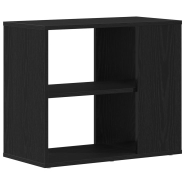vidaXL Πλαϊνό γραφείο Μαύρο Δρυς 60x30x50cm Επεξεργασμένο ξύλο 1 τεμ.