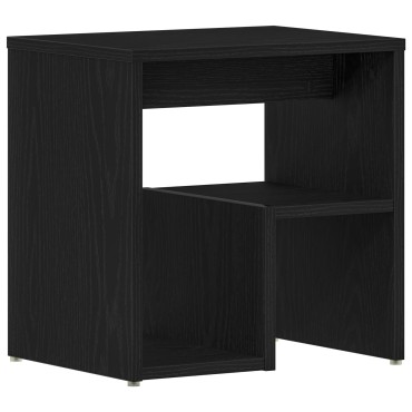 vidaXL Κομοδίνο Μαύρη Δρυς 40x30x40cm Συνθετικό Ξύλο 1 τεμ.