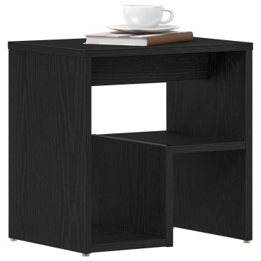 vidaXL Κομοδίνο Μαύρη Δρυς 40x30x40cm Συνθετικό Ξύλο 1 τεμ.