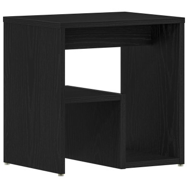 vidaXL Κομοδίνο Μαύρη Δρυς 40x30x40cm Συνθετικό Ξύλο 1 τεμ.