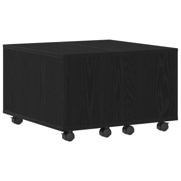 vidaXL Τραπεζάκι Καφέ Μαύρη Δρυς 60x60x38cm από Ξύλο 1 τεμ.