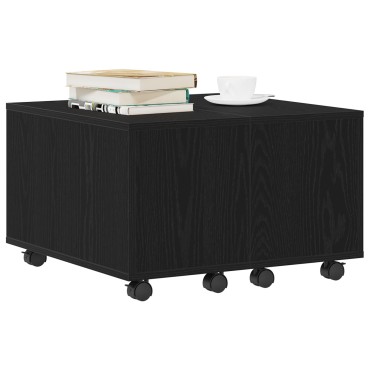 vidaXL Τραπεζάκι Καφέ Μαύρη Δρυς 60x60x38cm από Ξύλο 1 τεμ.