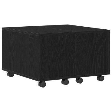 vidaXL Τραπεζάκι Καφέ Μαύρη Δρυς 60x60x38cm από Ξύλο 1 τεμ.