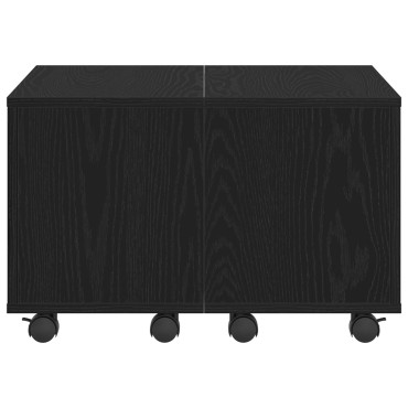 vidaXL Τραπεζάκι Καφέ Μαύρη Δρυς 60x60x38cm από Ξύλο 1 τεμ.