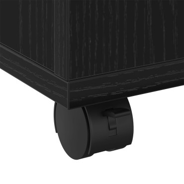 vidaXL Τραπεζάκι Καφέ Μαύρη Δρυς 60x60x38cm από Ξύλο 1 τεμ.