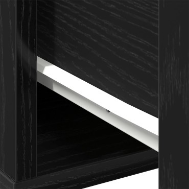 vidaXL Τραπεζάκι Καφέ Μαύρη Δρυς 60x60x38cm από Ξύλο 1 τεμ.