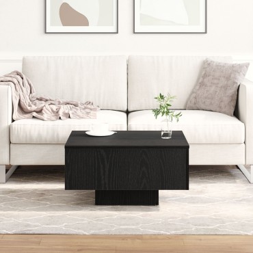 vidaXL Καφέ Τραπέζι Μαύρης Δρυός 60x60x31,5cm Φτιαγμένο από Ξύλο