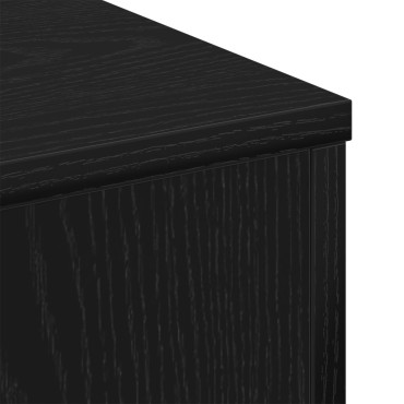 vidaXL Καφέ Τραπέζι Μαύρης Δρυός 60x60x31,5cm Φτιαγμένο από Ξύλο
