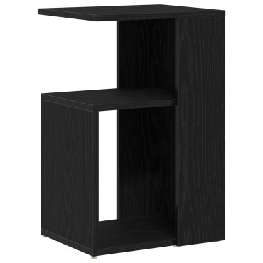 vidaXL Τραπέζι πλευράς Μαύρο Δρυς 36x30x56cm Επεξεργασμένο ξύλο 1 τεμ.