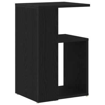 vidaXL Τραπέζι πλευράς Μαύρο Δρυς 36x30x56cm Επεξεργασμένο ξύλο 1 τεμ.