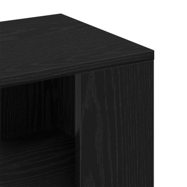 vidaXL Τραπέζι πλευράς Μαύρο Δρυς 36x30x56cm Επεξεργασμένο ξύλο 1 τεμ.