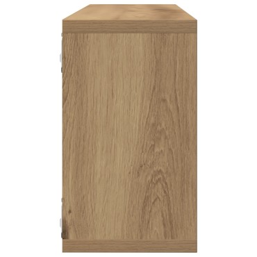 VidaXL Ράφια 2 τεμ. από Δρυς 80x15x26cm Επεξεργασμένο Ξύλο