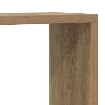 VidaXL Ράφια 2 τεμ. από Δρυς 80x15x26cm Επεξεργασμένο Ξύλο