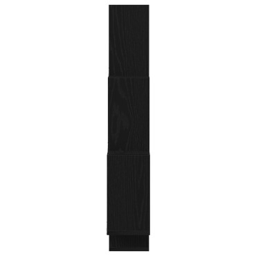 vidaXL Ντουλάπι Τοίχου Μαύρη Δρυς 78x15x92cm Φτιαγμένο από Ξύλο 1 τεμ.