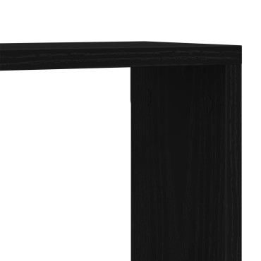 vidaXL Ντουλάπι Τοίχου Μαύρη Δρυς 78x15x92cm Φτιαγμένο από Ξύλο 1 τεμ.